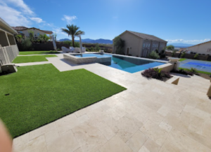 Licensed Las Vegas hardscape and landscaping contractor Terra Green Landscape backyard transformation